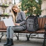 KROSER Water-Repellent Travel Laptop Backpack 18.4