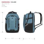 SwissGear 5358 USB Laptop Backpack, 16" Blue