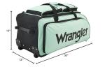 Wrangler Wesley Seaform Rolling Duffel Bag