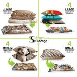 16-Pack Vacuum Storage Bags with Pump