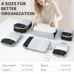 6-Piece Compression Packing Cubes Set