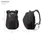 Swissdigital Laptop Backpack with USB Port and RFID