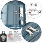 Somago 3-Piece Hardshell Luggage Set with TSA Lock