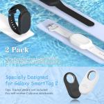 Samsung Galaxy SmartTag 2 Silicone Wristband Holder 2-Pack