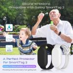 Samsung Galaxy SmartTag 2 Silicone Wristband Holder 2-Pack