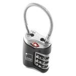 Easy Set TSA-Approved Luggage Lock with Cable