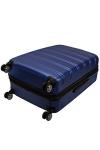 Expandable Blue 28" Hardside Spinner Luggage