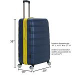 Expandable Blue 28" Hardside Spinner Luggage