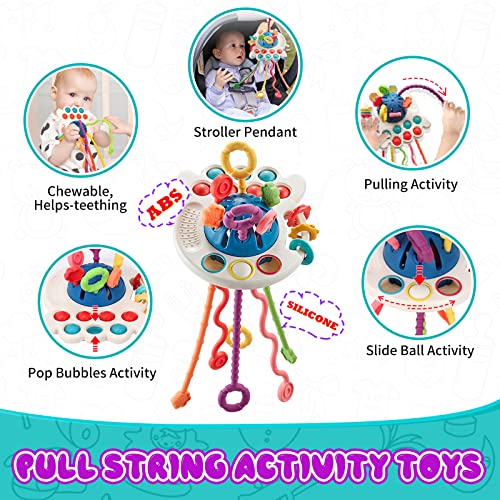 4 in 1 Baby Teething and Stacking Toys