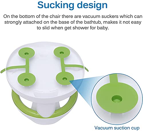 Baby Bath Seat with Backrest and Suction Cups