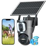 Xega 4G Solar Security Camera with Dual Lens