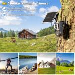 Xega 4G Solar Security Camera with Dual Lens