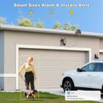 Xega 4G Solar Security Camera with Dual Lens