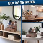 Phone Docking Station with Drawer Organizer and Stand