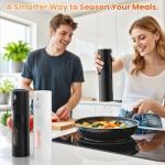 Rechargeable Electric Salt and Pepper Grinder Set