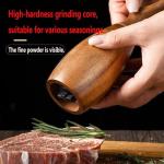 Acacia Wood Salt and Pepper Shakers Set