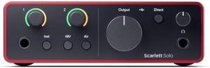 Focusrite Scarlett Solo 4th Gen USB Audio Interface