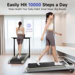 YPOO Incline Walking Pad Treadmill for Home