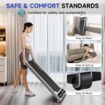 YPOO Incline Walking Pad Treadmill for Home