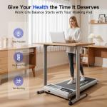 YPOO Incline Walking Pad Treadmill for Home