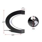 Floating Magnetic Globe with Colorful Lamp and Touch Switch