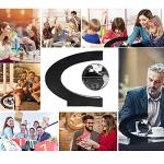 Floating Magnetic Globe with Colorful Lamp and Touch Switch