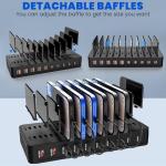 10-Port 100W Charging Station with Smart IC Tech