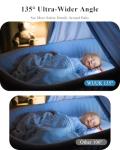 WUUK 2K Baby Monitor with 360° Color Display