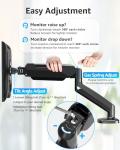 MOUNTUP Adjustable Desk Mount for 32-Inch Monitor