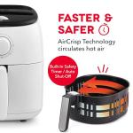 Dash Tasti-Crisp Air Fryer with Adjustable Temp Control