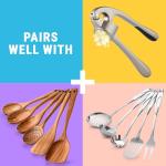 Zulay Silicone Utensil Holder with Drip Pad