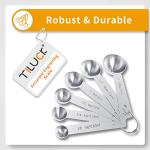 Stainless Steel Measuring Cups and Spoons Set