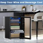 Electactic Mini Fridge for Drinks and Beverages