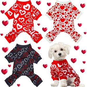 Valentine's Day Heart Pajamas for Dogs and Cats