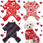 Valentine's Day Heart Pajamas for Dogs and Cats