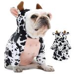 Delifur Adorable Cow Costume for Dogs