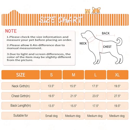 Delifur Adorable Cow Costume for Dogs