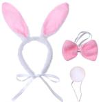 Adorable Dog Bunny Costume with Ears and Bowtie