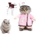 Dog Cat Nurse Costume for Halloween Fun