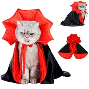Dog Vampire Cape Costume for Halloween Fun