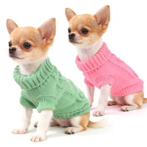 Cute Chihuahua Sweater Set for Small Dogs