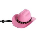 Pink Cowboy Costume Set for Dogs and Cats
