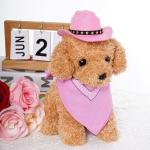 Pink Cowboy Costume Set for Dogs and Cats