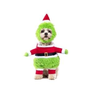 NACOCO Dog Christmas Costume with Cape and Hat