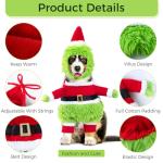 NACOCO Dog Christmas Costume with Cape and Hat