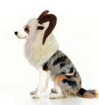 Funny Reindeer Moose Costume for Dogs, Size L