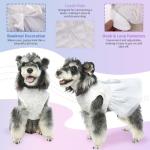 Cute White Tutu Dress for Small Dogs