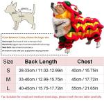 Cute Lion Dance Costume for Small to Medium Dogs