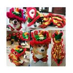 Cute Lion Dance Costume for Small to Medium Dogs