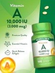 Nature's Truth Vitamin A 3,000 mcg Softgels